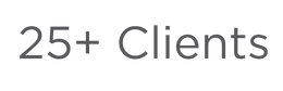 25+ Clients